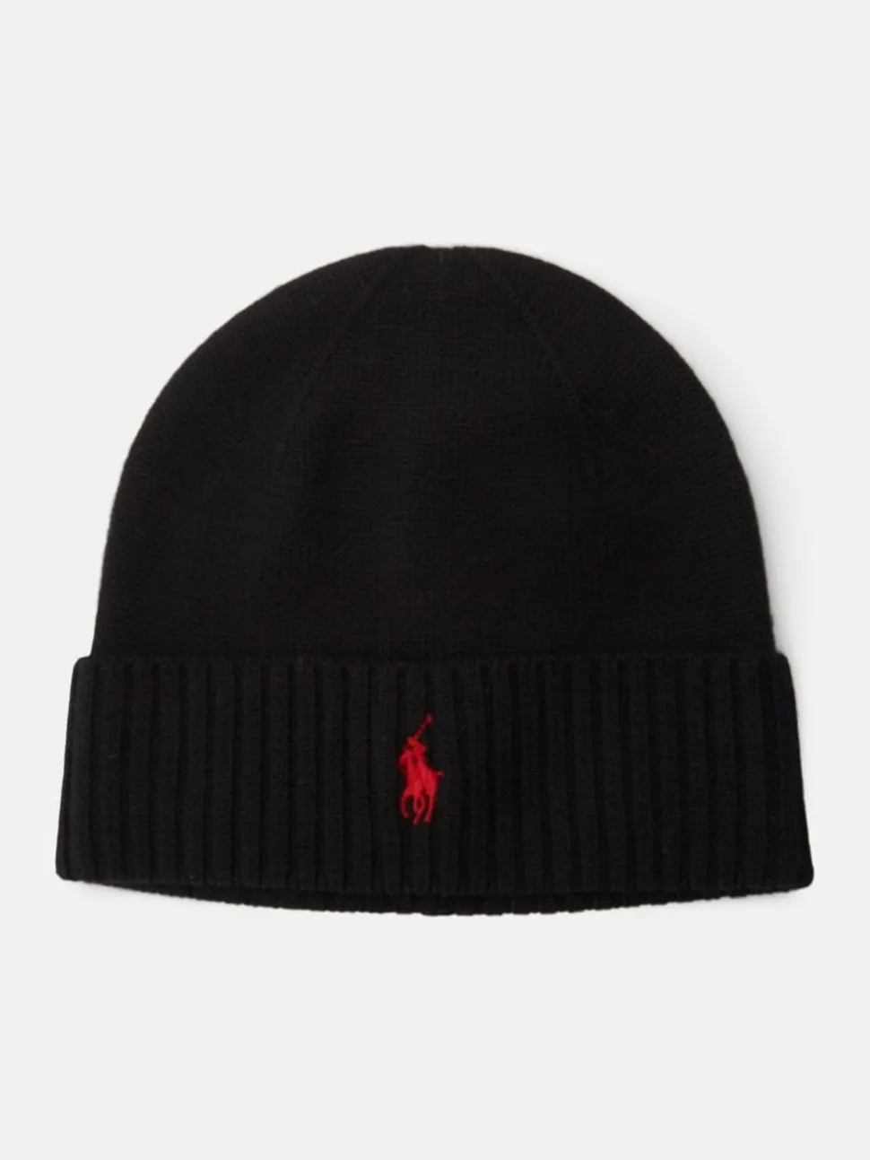 Polo Ralph Lauren Miesten Pipo, SIGNATURE PONY WOOL BEANIE Musta