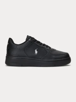 Polo Ralph Lauren Miesten Kengät, MASTERS CRT-SNEAKERS-LOW TOP LACE NAVY WHITE Musta