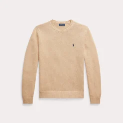 Polo Ralph Lauren Miesten Neulepusero, LONG SLEEVE-SWEATER Beige
