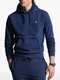 Polo Ralph Lauren miesten huppari, LOOPBACK FLEECE HOODIE Tummansininen