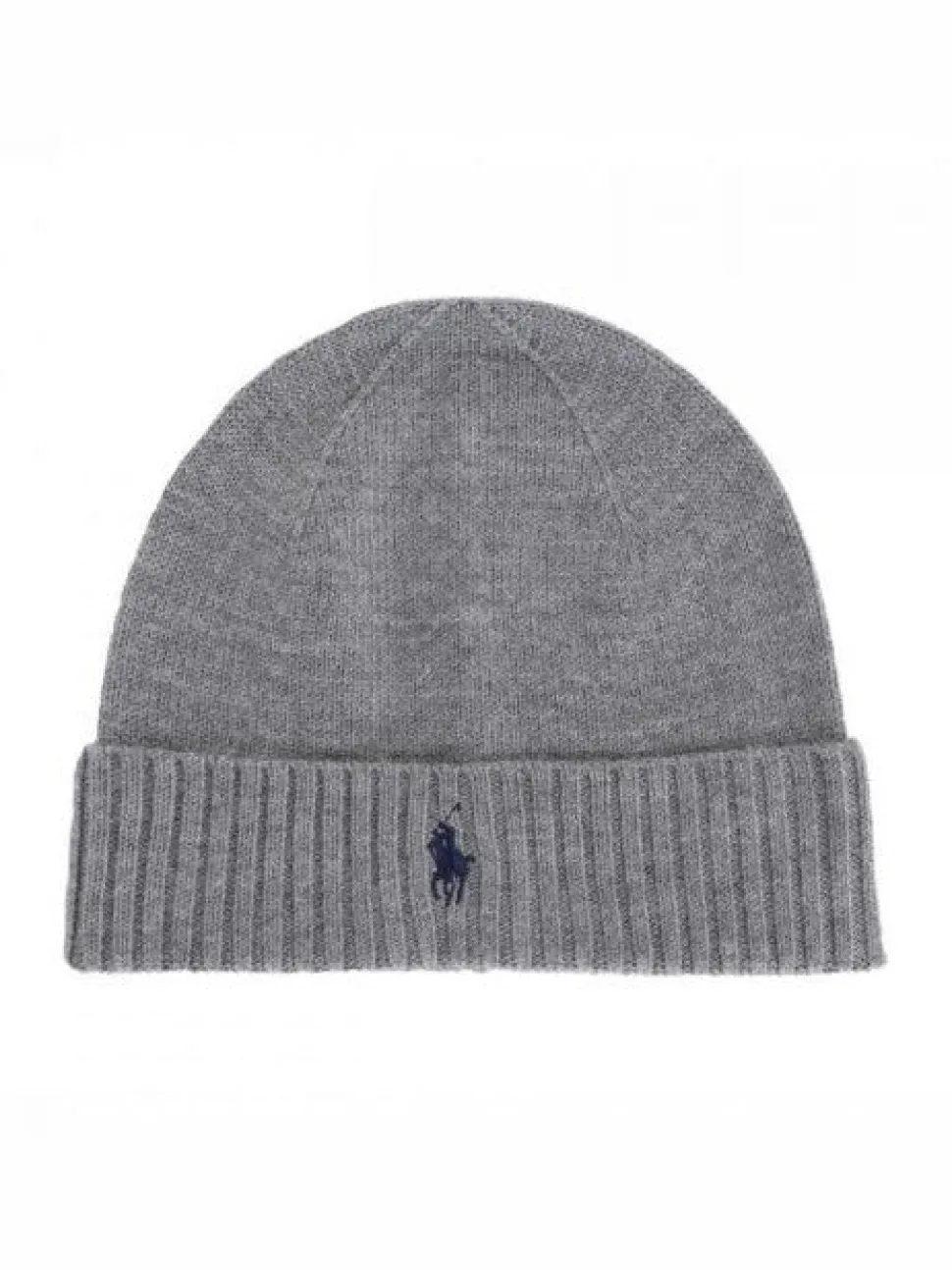 Polo Ralph Lauren Miesten Pipo, SIGNATURE PONY WOOL BEANIE Keskiharmaa