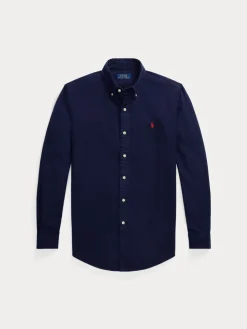 Polo Ralph Lauren Miesten paidat Long Sleeve Sport Shirt tummansininen