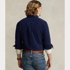 Polo Ralph Lauren Miesten paidat Long Sleeve Sport Shirt tummansininen