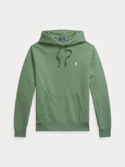 Polo Ralph Lauren miesten huppari, LOOPBACK FLEECE HOODIE Vihreä