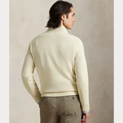 Polo Ralph Lauren miesten neule, COTTON HALF ZIP PULLOVER Kerma