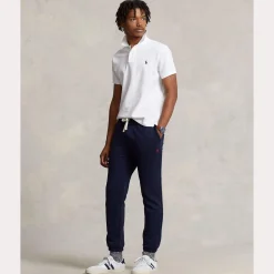 Polo Ralph Lauren miesten pikeepaita, SLIM FIT MESH POLO Valkoinen