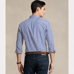 Polo Ralph Lauren miesten kauluspaita, LONG SLEEVE-SPORT SHIRT Sininen