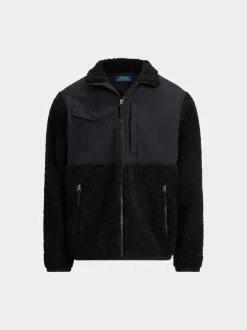 Polo Ralph Lauren miesten teddytakki Long Sleeve Full Zip, musta