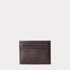 Polo Ralph Lauren miesten lompakko Multi CC Card Case Small, keskiruskea