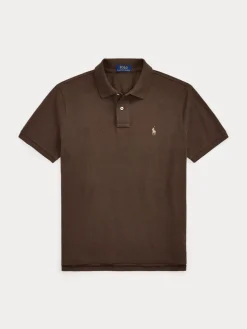 Polo Ralph Lauren miesten pikeepaita POLO PIKEE CUSTOM SLIM, tummanruskea