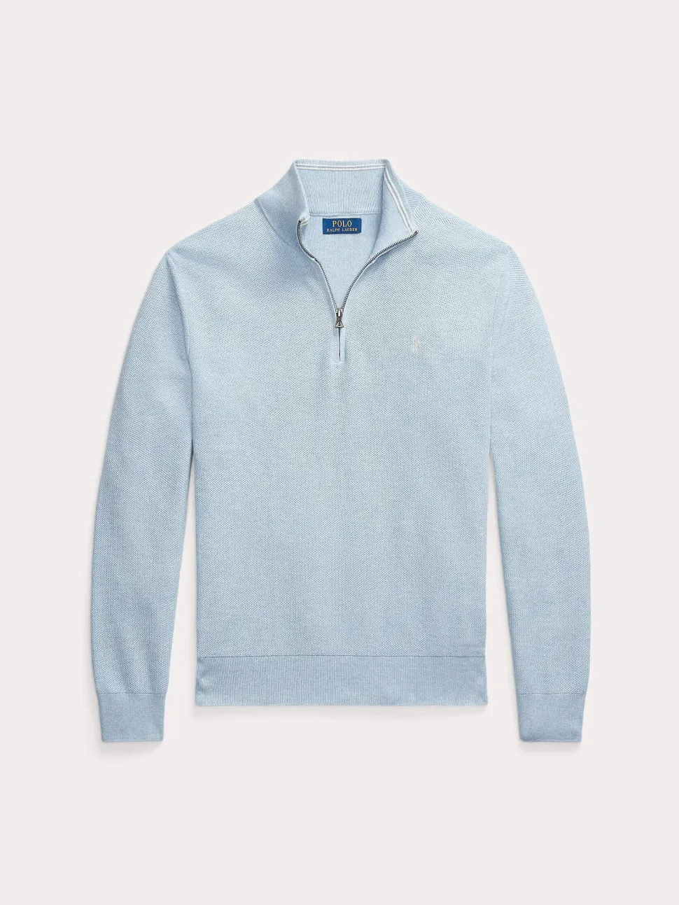 Polo Ralph Lauren miesten neule, POLO HALF ZIP Keskisininen