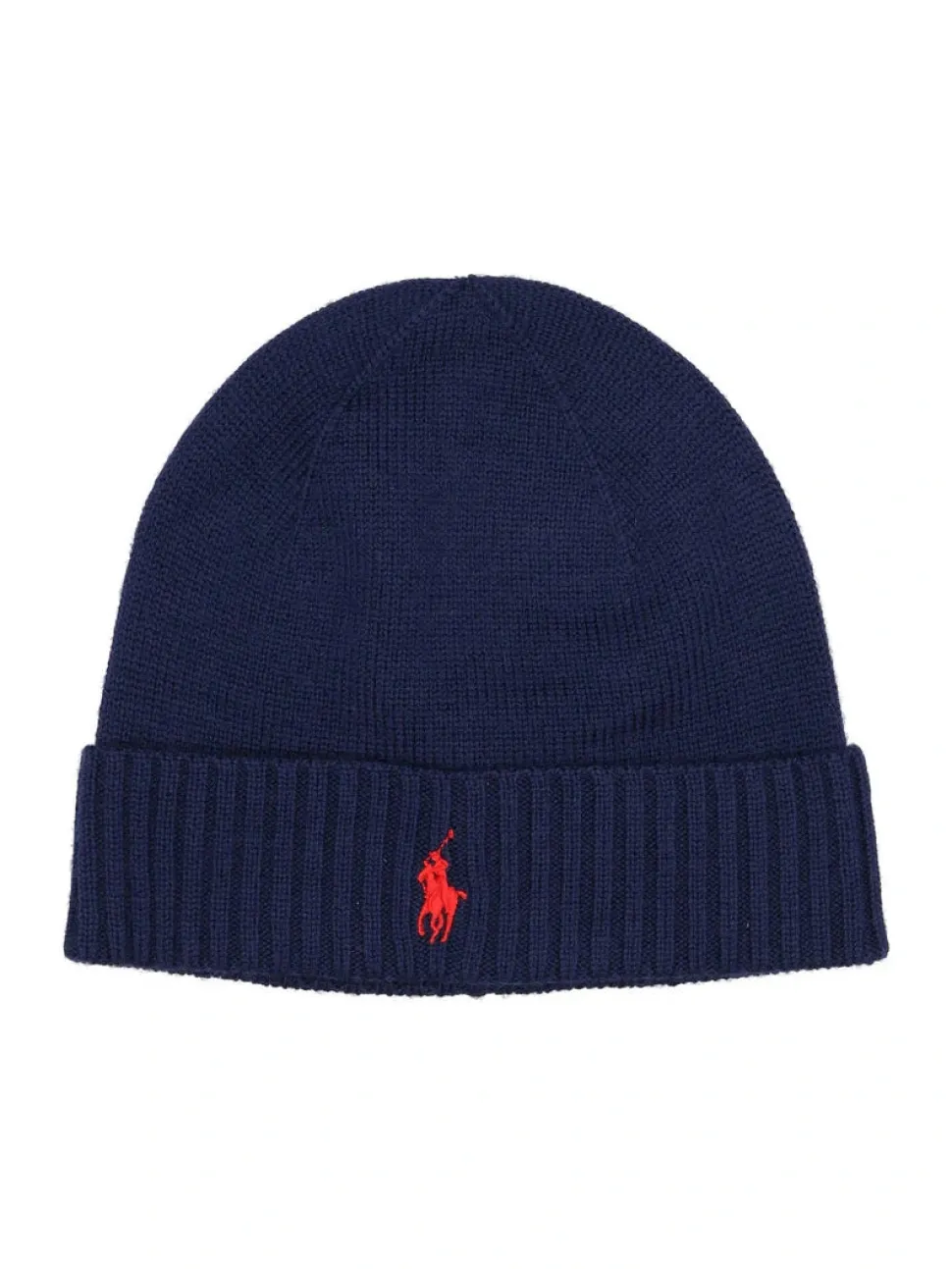 Polo Ralph Lauren Miesten Pipo, SIGNATURE PONY WOOL BEANIE Tummansininen