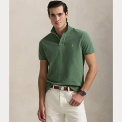 Polo Ralph Lauren miesten pikeepaita, POLO PIKEE CUSTOM SLIM Vihreä
