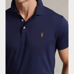 Polo Ralph Lauren miesten pikeepaita, POLO PIKEE CUSTOM SLIM Tummansininen