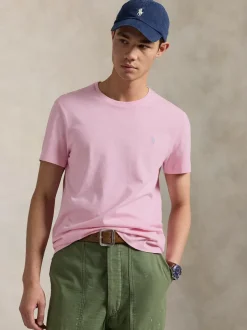 Polo Ralph Lauren miesten t-paita, SHORT SLEEVE-T-SHIRT Pinkki