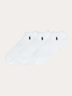 Polo Ralph Lauren miesten sukat, 3-PACK SOCK Valkoinen