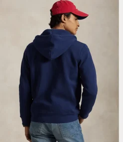 Polo Ralph Lauren miesten huppari, POLO BEAR FLEECE FULL ZIP HOODIE Tummansininen