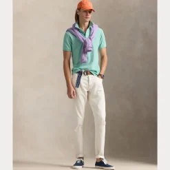 Polo Ralph Lauren miesten pikeepaita, POLO PIKEE CUSTOM SLIM Limenvihreä