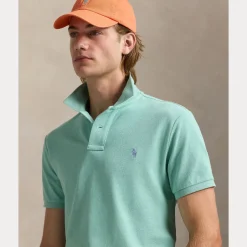 Polo Ralph Lauren miesten pikeepaita, POLO PIKEE CUSTOM SLIM Limenvihreä