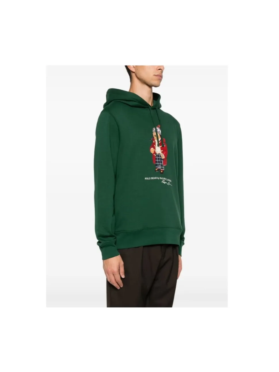 Polo Ralph Lauren Miesten Huppari, POLO BEAR FLEECE HOODIE Armeijanvihreä
