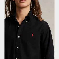 Polo Ralph Lauren miesten kauluspaita Long Sleeve Sport Shirt, musta