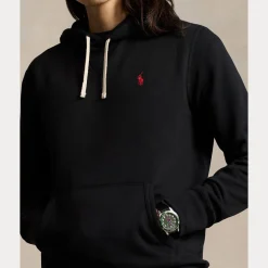 Polo Ralph Lauren miesten huppari Long Pull Over Hoodie, Musta
