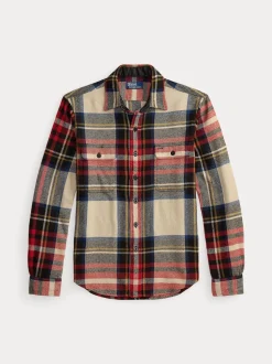 Polo Ralph Lauren miesten paita LONG SLEEVE SPORT SHIR, punainen ruutu