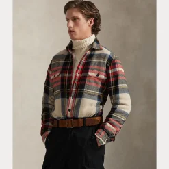 Polo Ralph Lauren miesten paita LONG SLEEVE SPORT SHIR, punainen ruutu