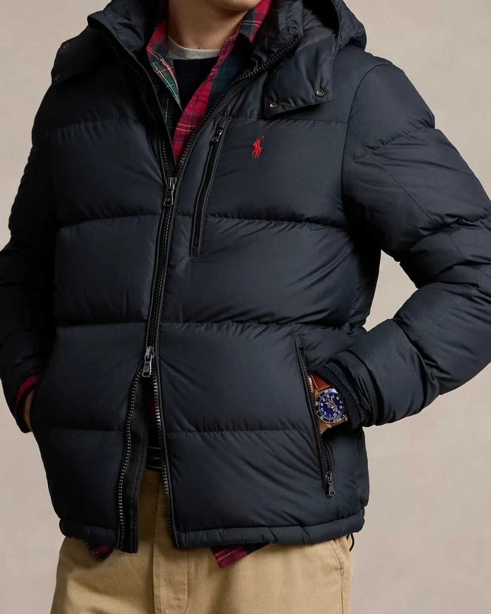Polo Ralph Lauren Miesten Untuvatakki, THE GORHAM DOWN JACKET Musta