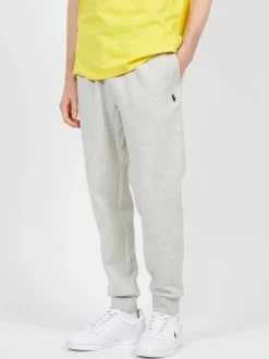Polo Ralph Lauren Miesten Collegehousut, DOUBLE-KNIT JOGGER PANT Keskiharmaa