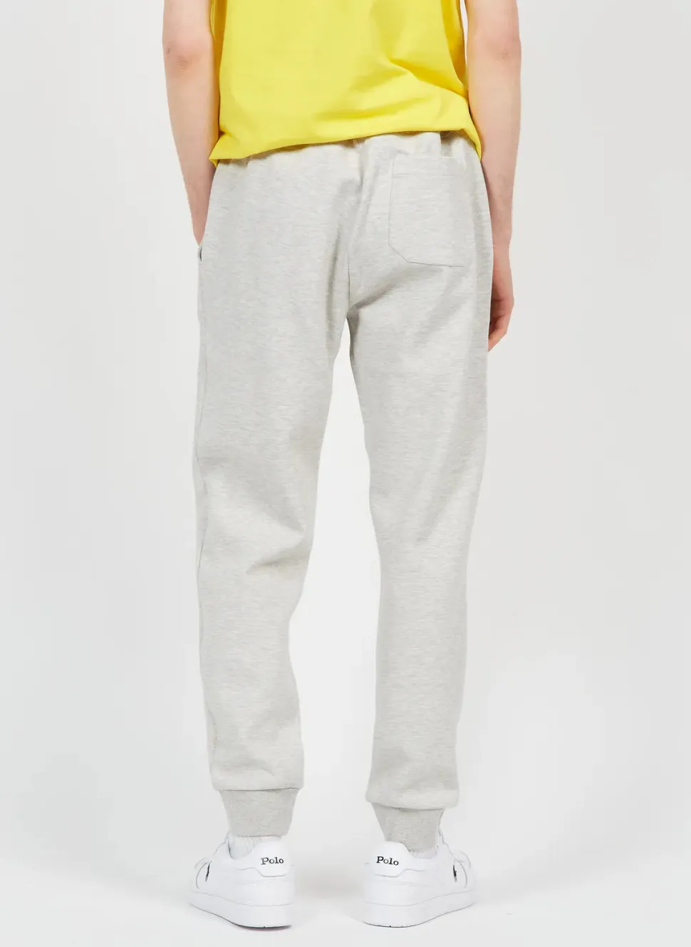 Polo Ralph Lauren Miesten Collegehousut, DOUBLE-KNIT JOGGER PANT Keskiharmaa
