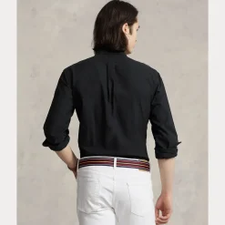 Polo Ralph Lauren miesten kauluspaita Custom Fit Carment-dyed Oxford Shirt, musta