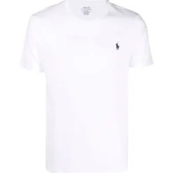 Polo Ralph Lauren Miesten T-Paita, SHORT SLEEVE-T-SHIRT NOS Valkoinen