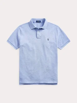 Polo Ralph Lauren miesten pikeepaita, POLO PIKEE CUSTOM SLIM Vaaleansininen