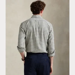 Polo Ralph Lauren miesten kauluspaita Long Sleeve Sport Shirt, vaaleanharmaa