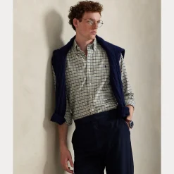 Polo Ralph Lauren miesten kauluspaita Long Sleeve Sport Shirt, vaaleanharmaa