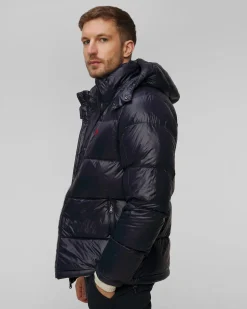 Polo Ralph Lauren Miesten Untuvatakki The Gorham Glossed Down Jacket, tummansininen