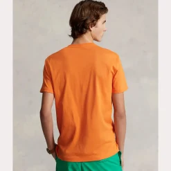 Polo Ralph Lauren miesten t-paita, SHORT SLEEVE-T-SHIRT Oranssi