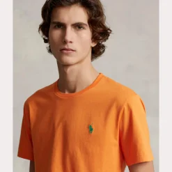 Polo Ralph Lauren miesten t-paita, SHORT SLEEVE-T-SHIRT Oranssi