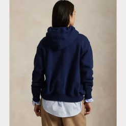 Polo Ralph Lauren naisten huppari POLO BEAR KNIT SWEATSHIRT, tummansininen