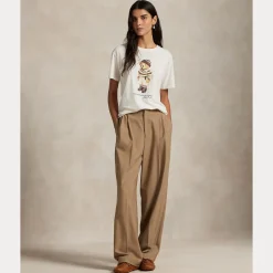 Polo Ralph Lauren naisten t-paita POLO BEAR, Luonnonvalkoinen