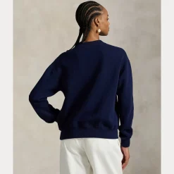 Polo Ralph Lauren naisten collegepaita Fleece Crewneck, tummansininen