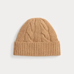 Polo Ralph Lauren naisten pipo, FALL BEAR HT-HAT Kameli