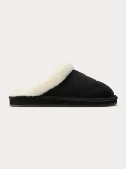Polo Ralph Lauren naisten tossut KAYLGH SCF B-FLATS-SLIPPER, musta