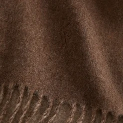 Polo Ralph Lauren Unisex huivi Classic RVRS Scarf, tummanruskea