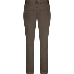 Red Button naisten housut, TESSY SLUBTWILL Tummanruskea