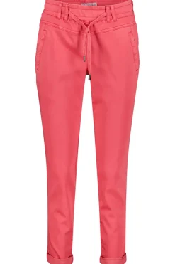 Red Button Naisten Housut, TESSY CRP JOG COLOUR Vadelma