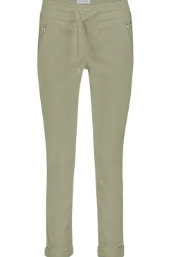 Red Button Naisten Housut, TESSY CRP JOG COLOUR Khaki