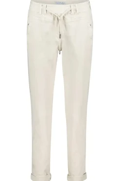 Red Button Naisten Housut, TESSY CRP JOG COLOUR Valkoinen