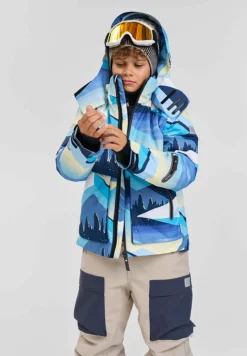 Reima lasten laskettelutakki Tirro, Sininen kuosi